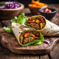 Veg Kabab Wrap